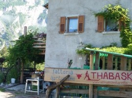 farmhouse in the mountains