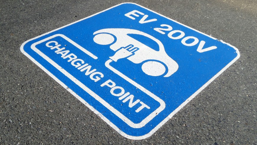 parking for e-car and charging system in your hotel